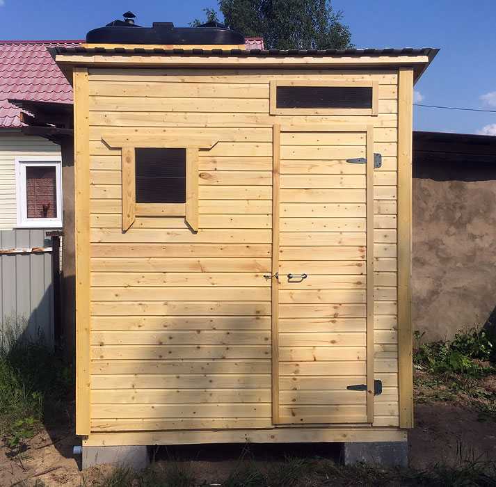 Летний душ с подогревом, отличное решение для холодного времени года